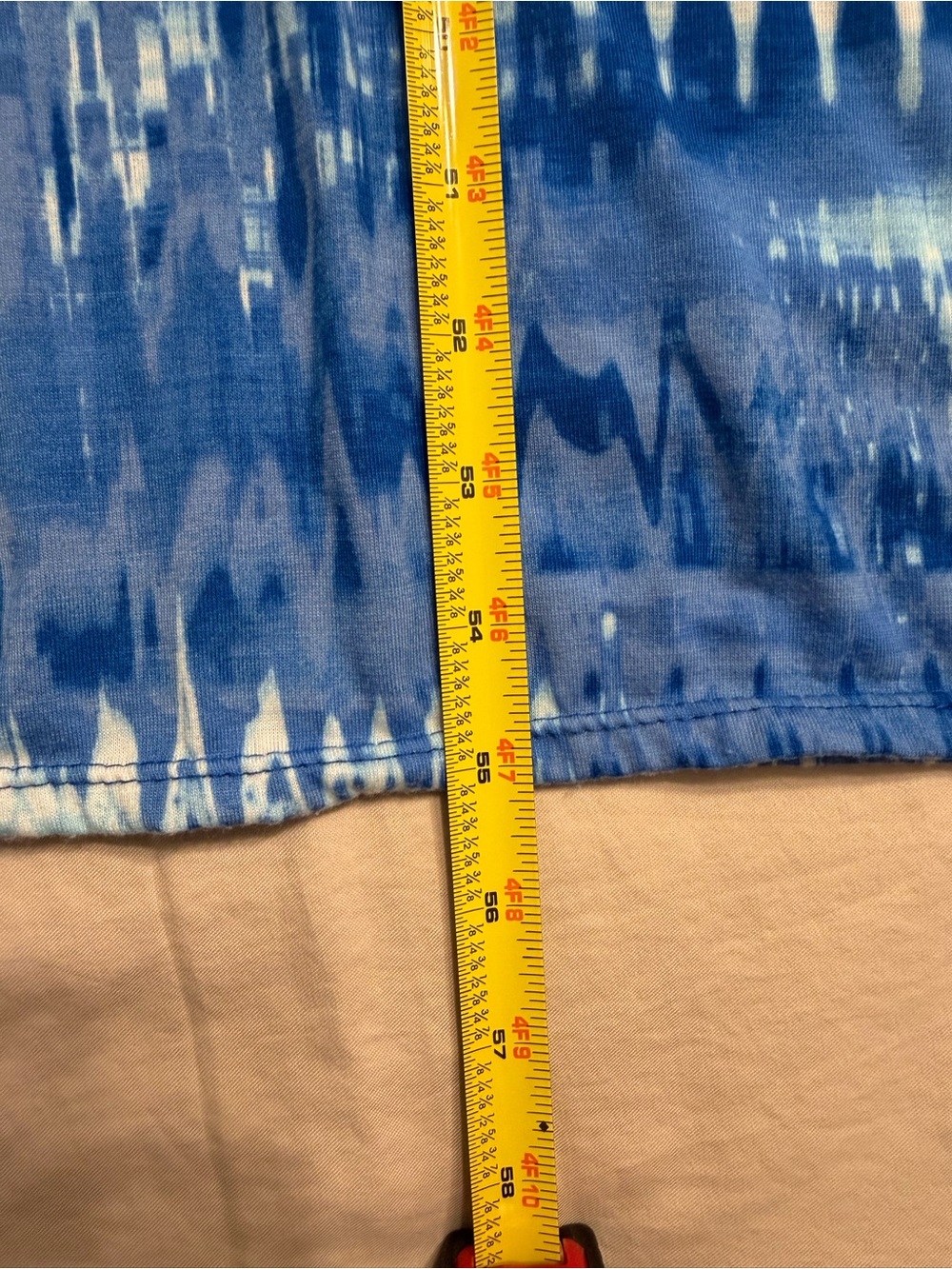 Faded Glory Sleeveless Maxi Dress M Blue Print - Picture 9 of 9